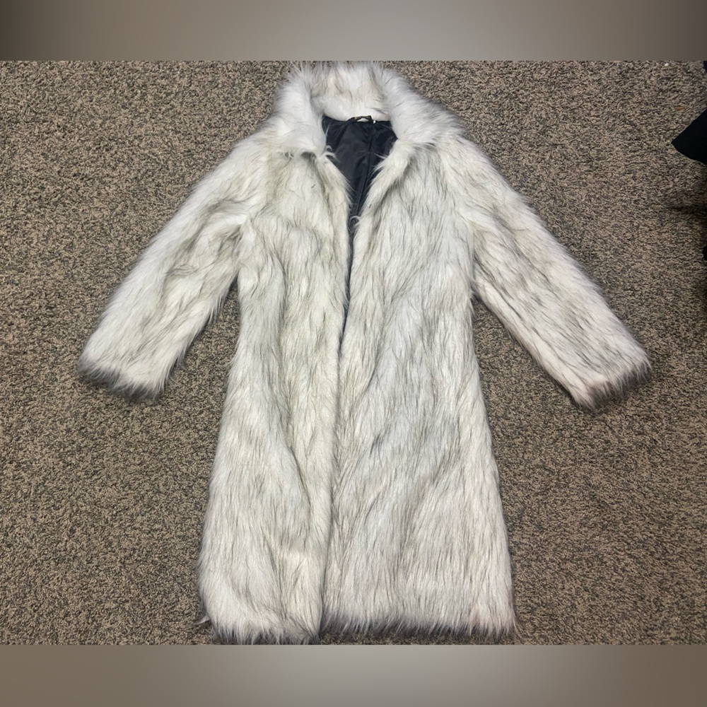 Fur Coat in White